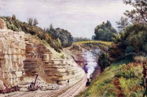 Sevenoaks railway tunnel by unknown artist