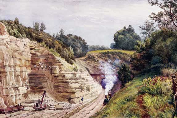 Sevenoaks railway tunnel by unknown artist