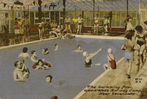 Postcard for Woodlands Holiday Camp (1950s), © Barbara Benedict