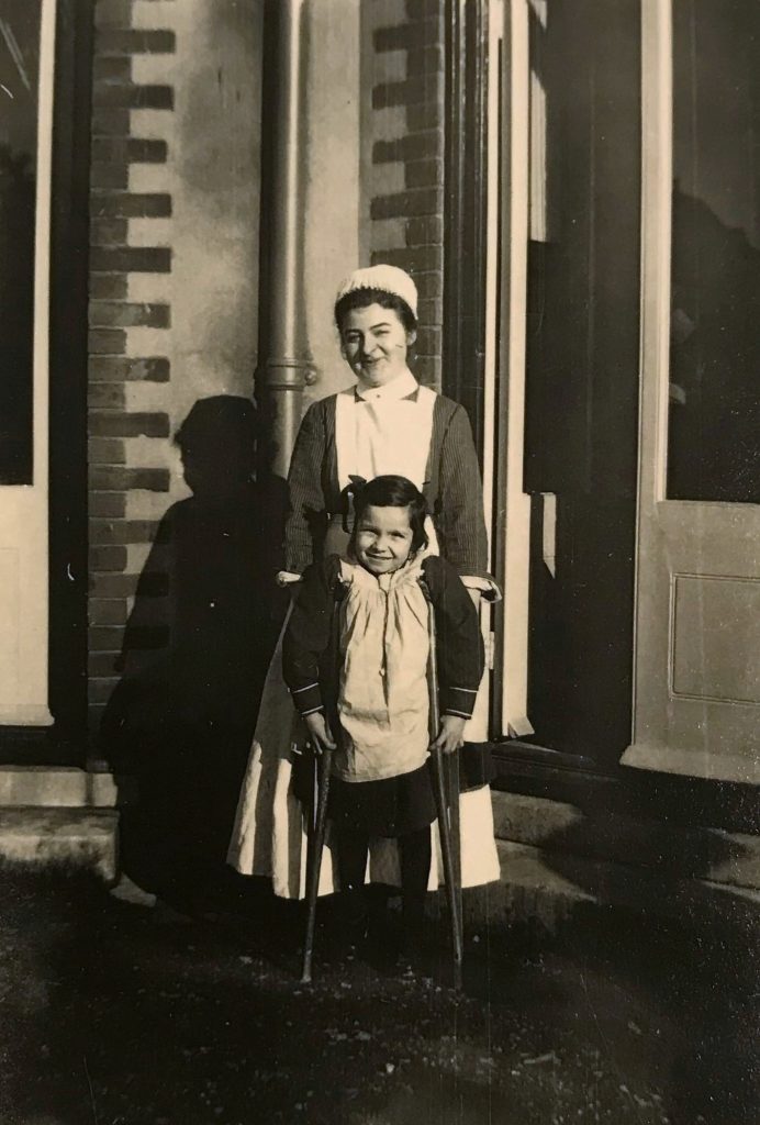 Nurse and patient at Emily Jackson Hospital (1920s), Courtesy of Barchester Health Care