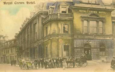 Postcard of the Royal Crown Hotel