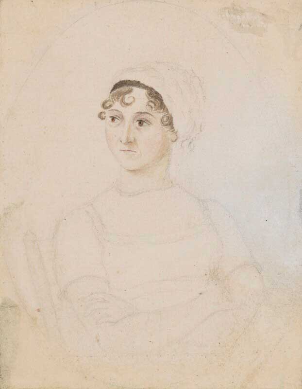 Portrait of Jane Austen by her sister Cassandra, © National Portrait Gallery