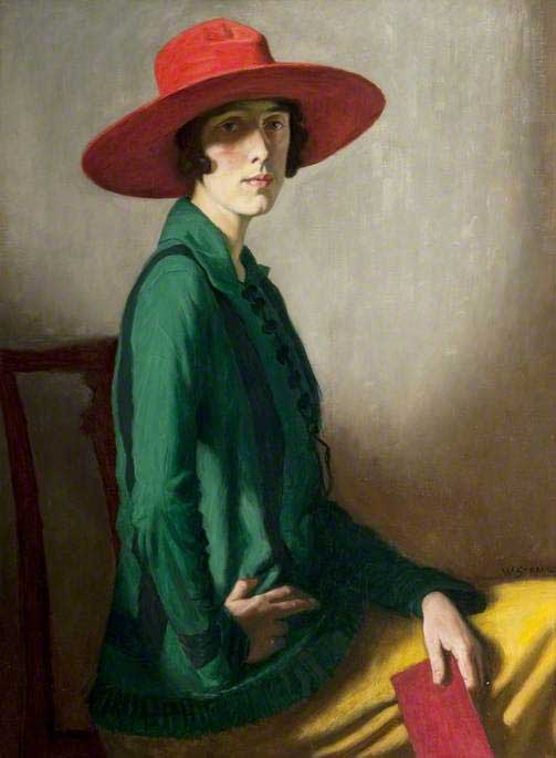 Portrait of Vita Sackville-West by William Strang (1918), © Kelvingrove Museum and Art Gallery