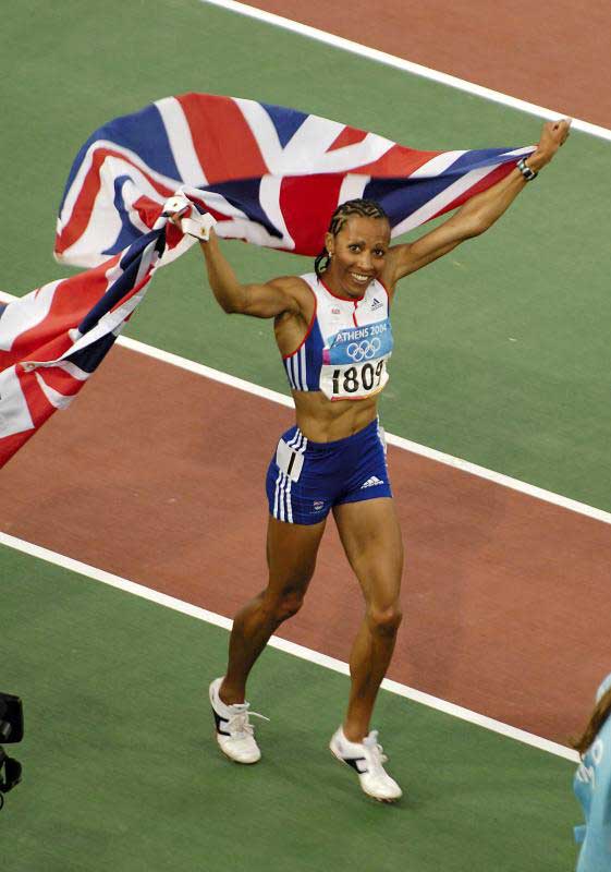 Kelly Holmes at Athens 2004, © Russell Garner