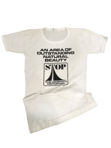 M25 protest t-shirt, © Kent County Council Sevenoaks Museum