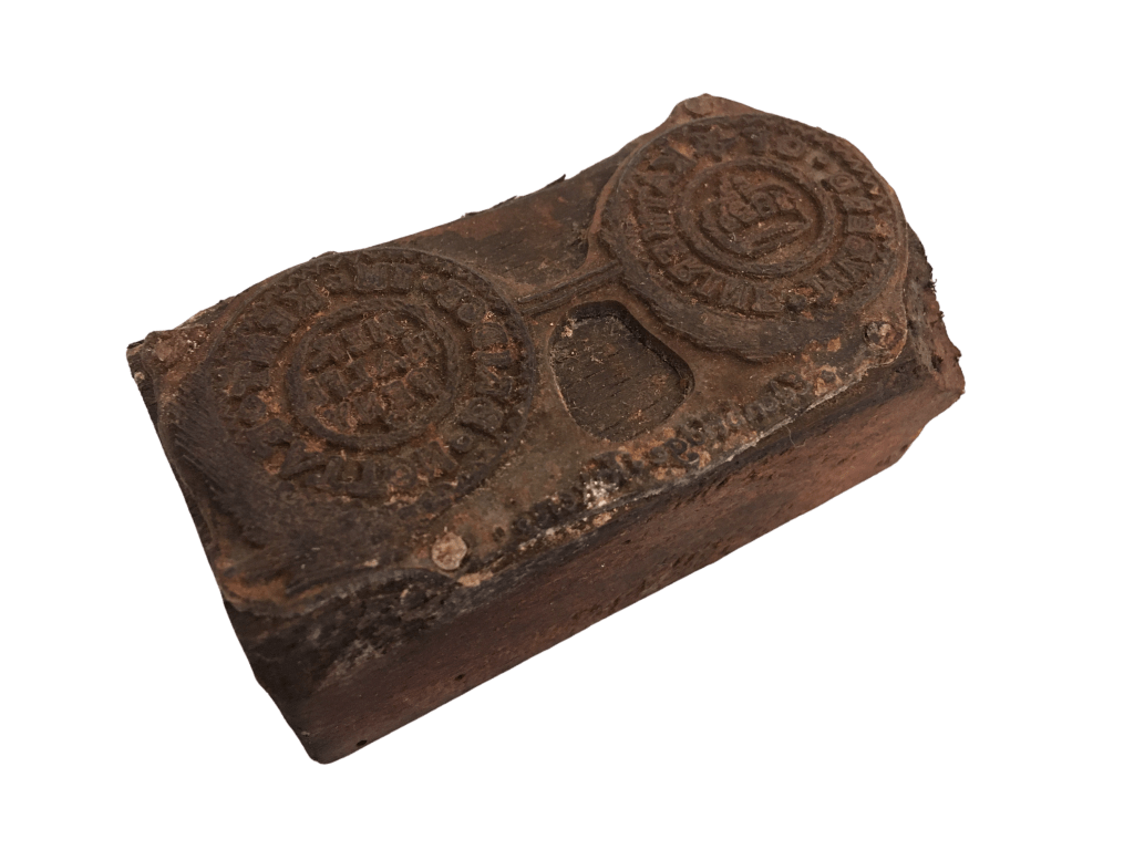 Printing block used for H.L. Somers-Cocks and V.F. Boyson’s book, Edenbridge