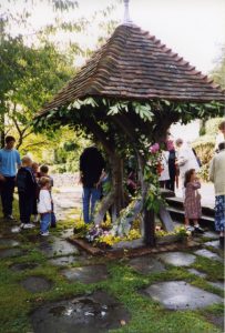 Well dressing (a rural tradition) in Toys Hill, 1998, © Eden Valley Museum Trust