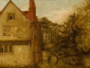 Ightham Mote, attributed to Charles Landsdeer (1799-1879), © Solihull Metropolitan Borough Council