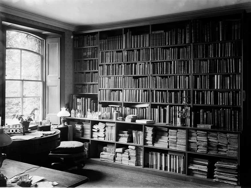 Darwin's study in Down House