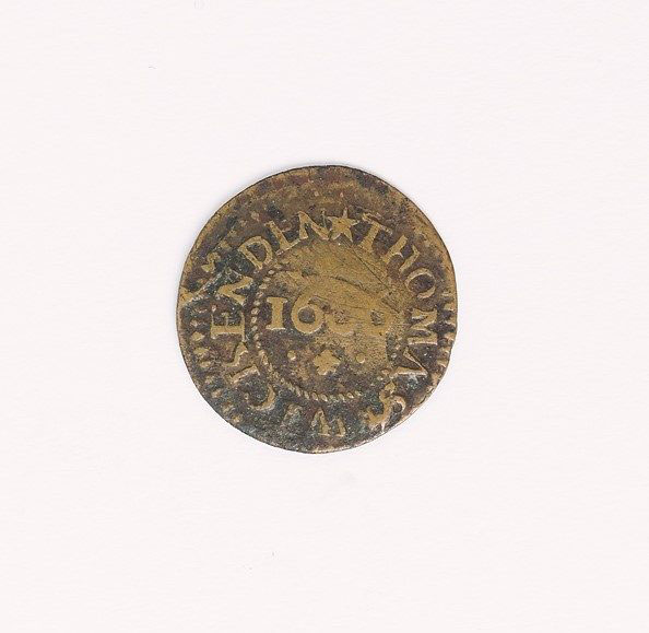 Token issued by Sevenoaks merchant Thomas Wickenden (1666), © Kent County Council Sevenoaks Museum