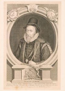 Portrait engraving of Thomas Sackville, Earl of Dorset, © Kent County Council Sevenoaks Museum