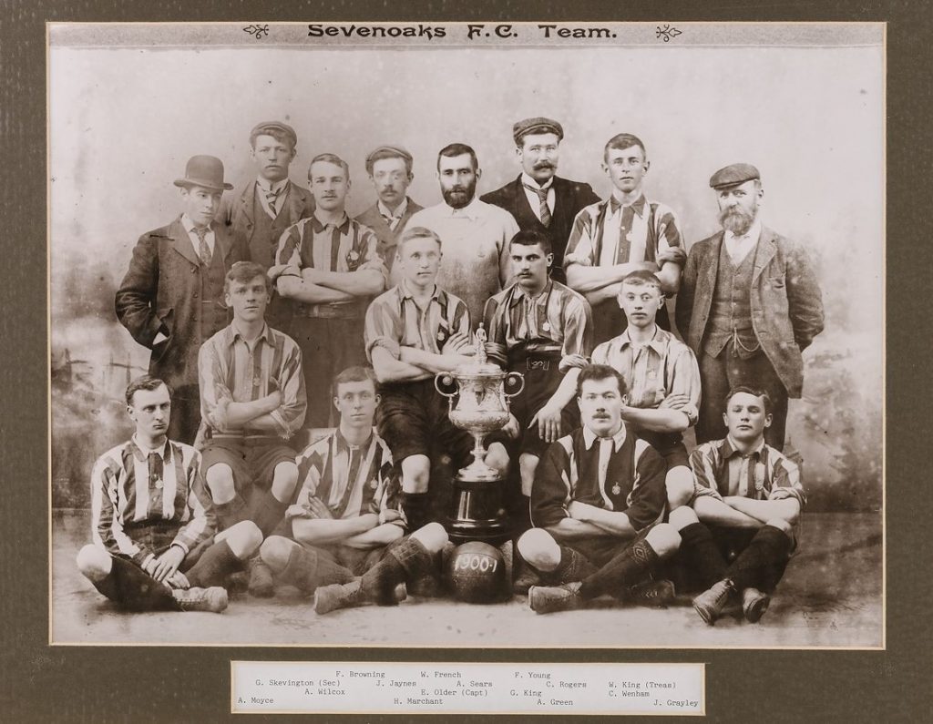 Sevenoaks Football Club in 1901, © Kent County Council Sevenoaks Museum
