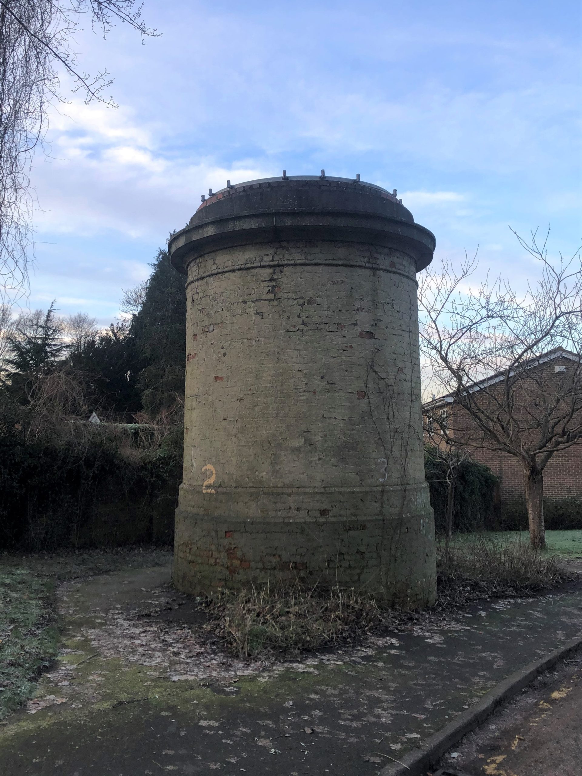 Victorian brick pump shaft tower