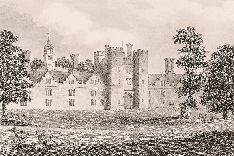 Engraving of Knole House