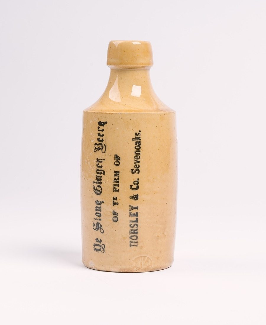 Horsley & Co. stoneware ginger beer bottle