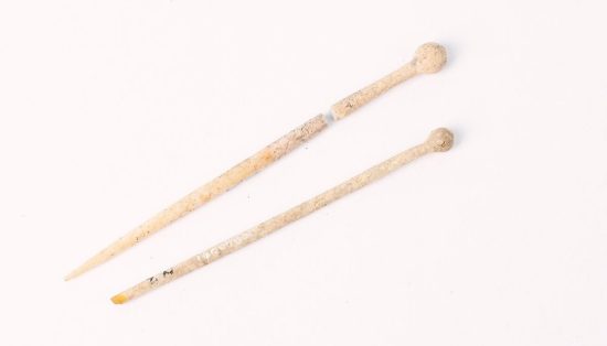 Roman bone hairpins, © Kent County Council Sevenoaks Museum