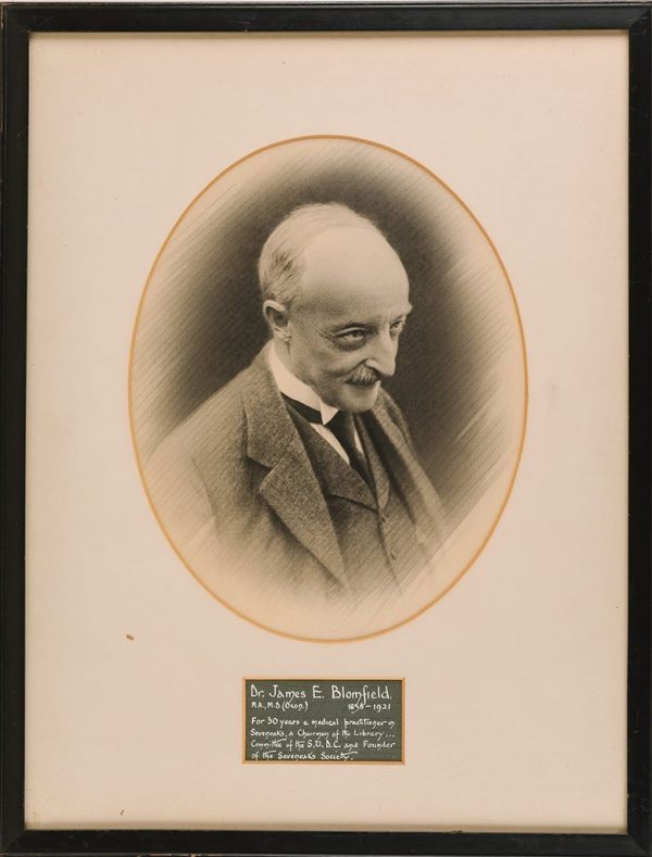 Portrait of Dr James Blomfield, founder of the Sevenoaks Society, © Kent County Council Sevenoaks Museum